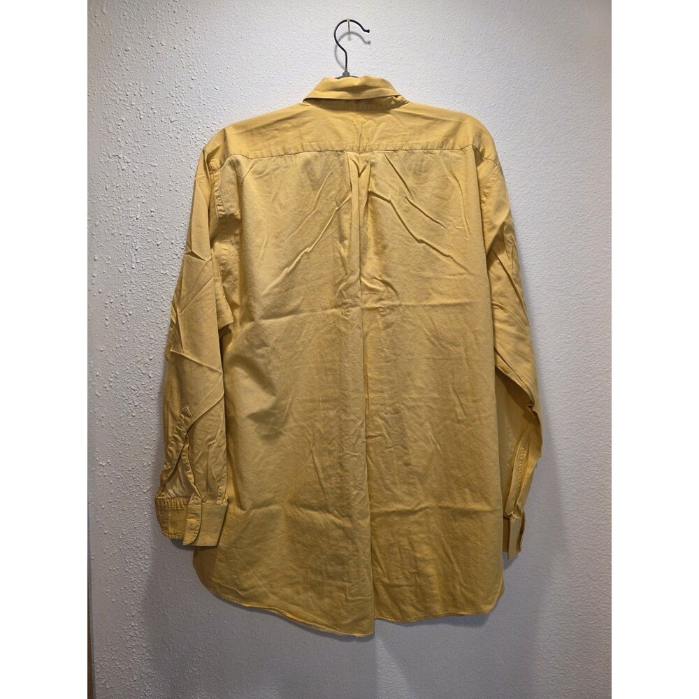Lands End Mens Traditional Fit Longsleeve Causal Dress Shirt Size Large - Picture 2 of 8